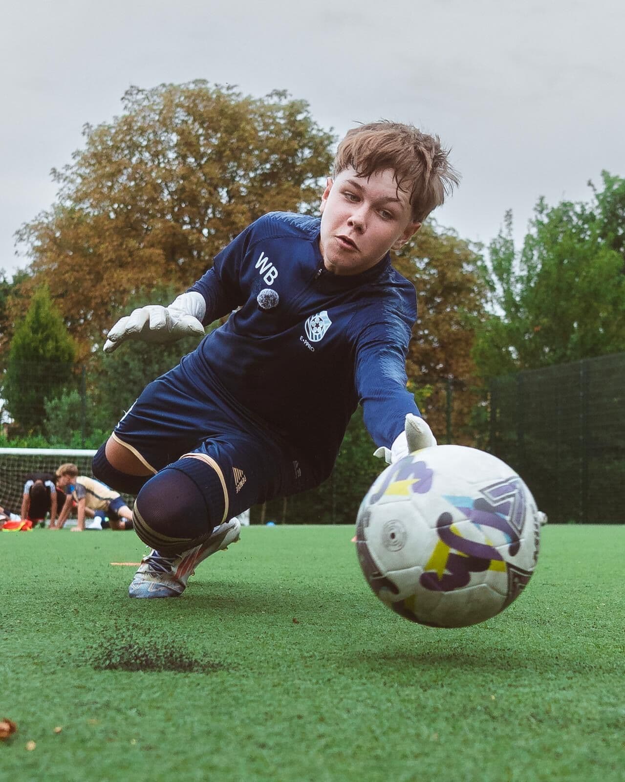 Goalkeeping session